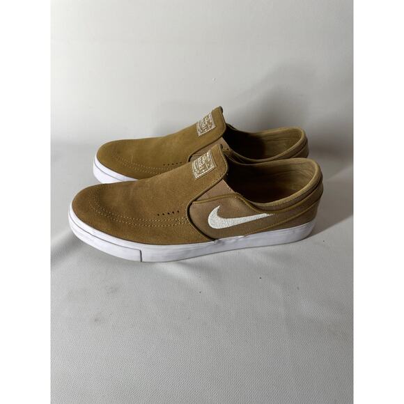 Nike SB Zoom Stefan Janoski Slip-On Shoes Golden-Tan Men's Size 11 - Picture 2 of 8